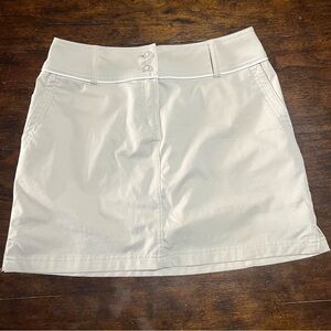 Adidas ClimaCool Athletic Skort Skirt Shorts Tan 4 Golf Tennis Pickleball Casual